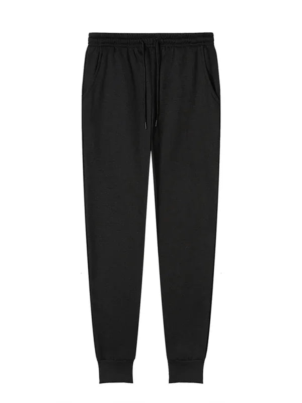 Casual Men's Joggers – Mid Rise Drawstring Fit -Guocali