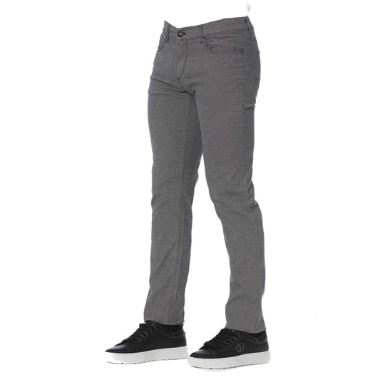 Chic Men’s Trousers – Mid Rise Tapered Leg -Guocali
