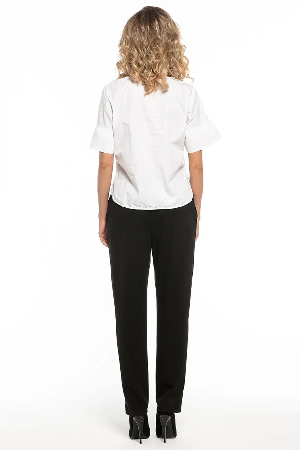 Elegant Women Trousers – Mid Rise Elastic