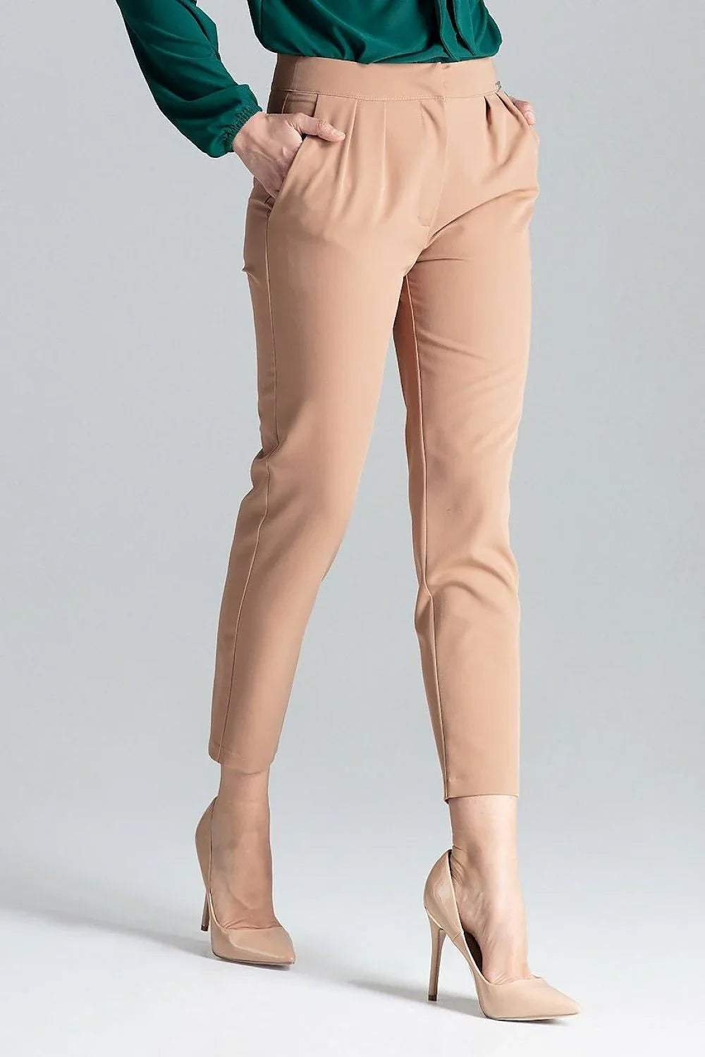Professional Women Trousers – High-Waist Slim Fit
