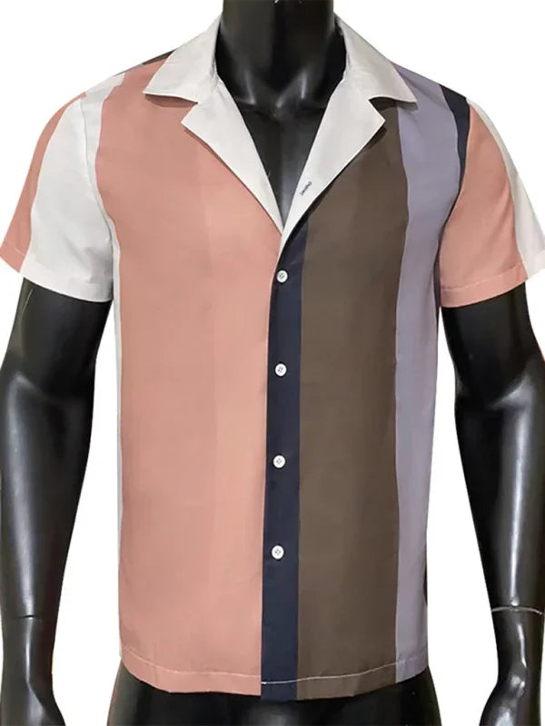 Men Short Sleeves Casual Shirt – Wrinkle-Resistant - White