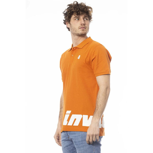 Invicta Men Cotton Short Sleeves Polo Shirt – Breathable - Orange, White -Guocali