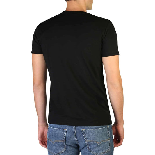 Men Crew-Neck Short-Sleeves T-Shirt – Breathable - Black -Guocali