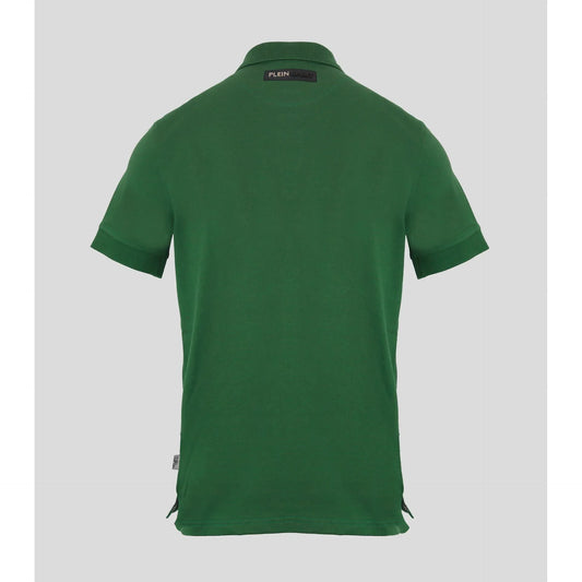 Plein Sport Men Short Sleeves Polo Shirt – Stretchable - Green -Guocali