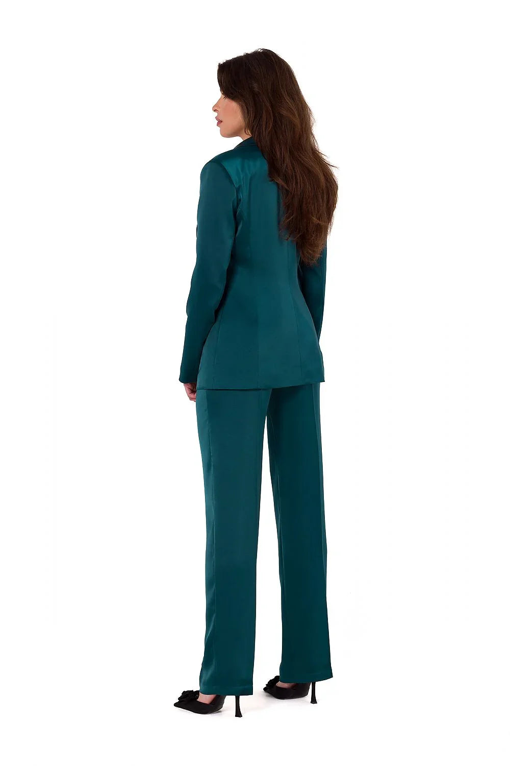 Women Blazer - Lightweight - 1-Button - green -Guocali
