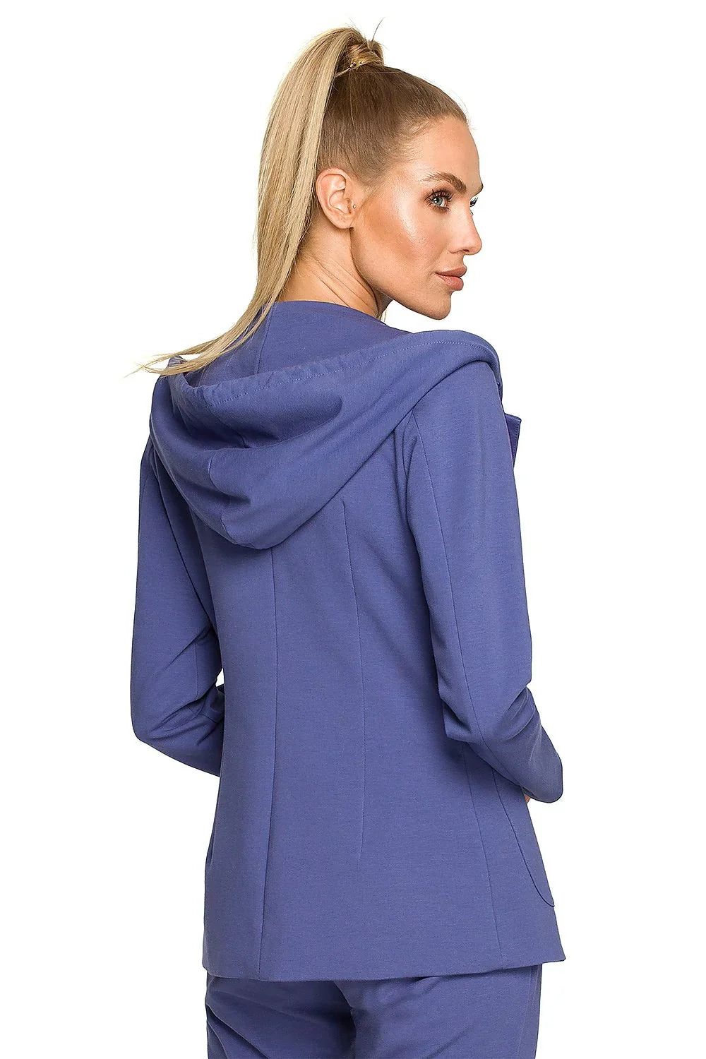 Women Blazer - Stretchable - 1-Button - navy, blue -Guocali