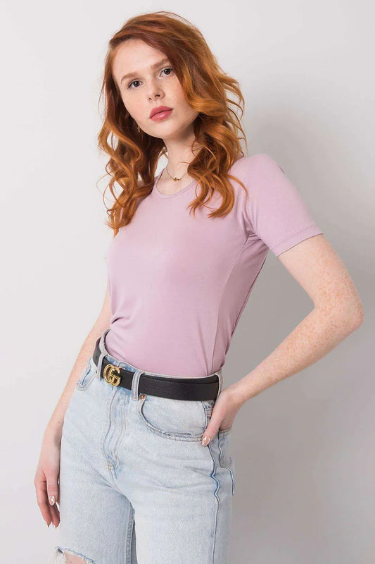 Women Blouse – Stretchable – Short Sleeve - Pink -Guocali