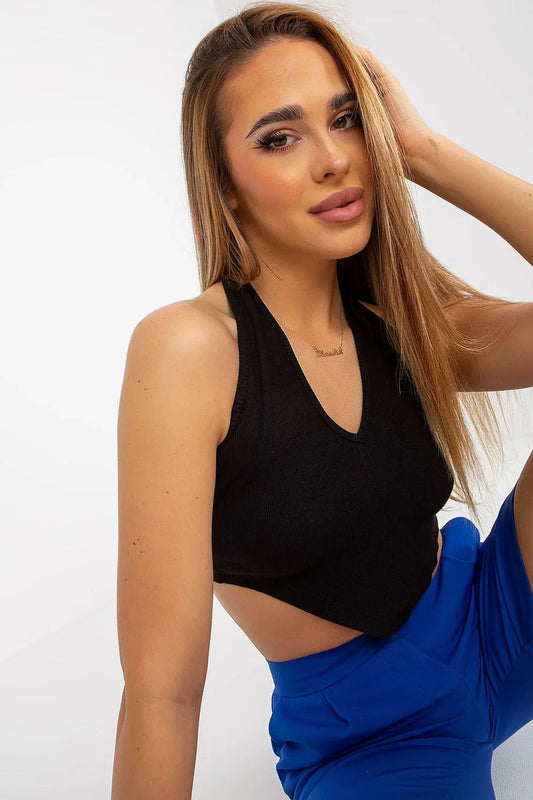 Women Crop Top – V-Neck Crop Top -Guocali
