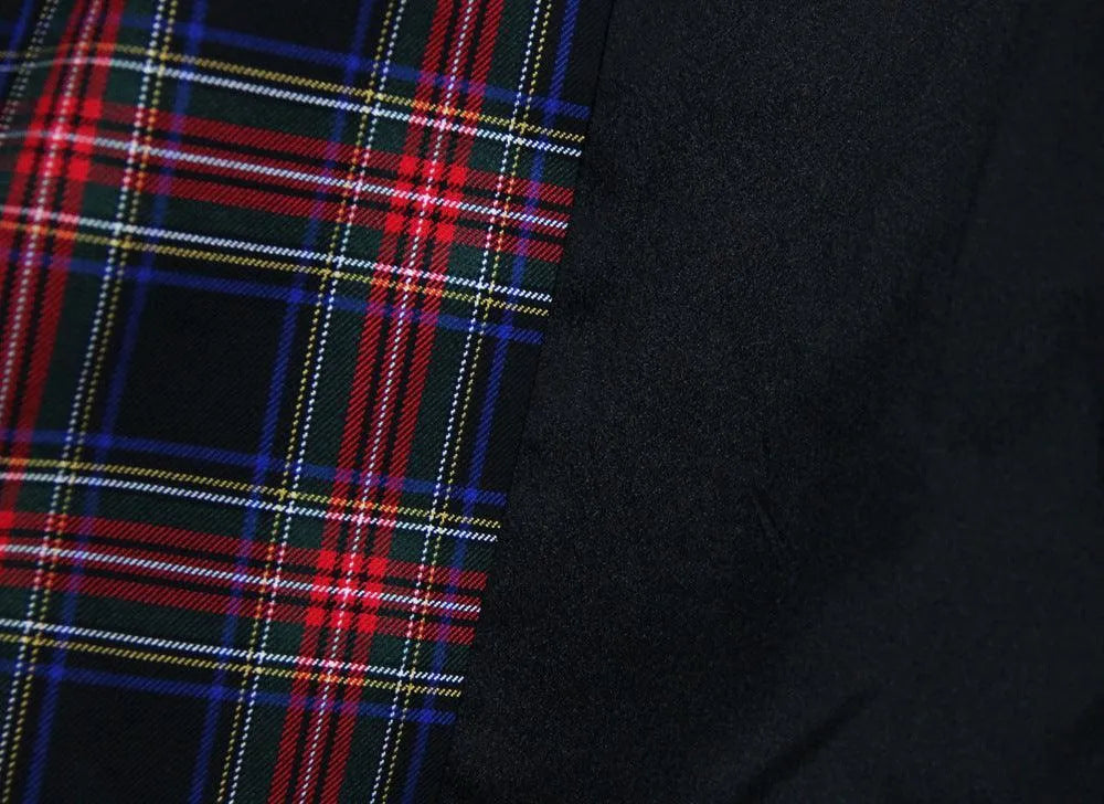 Women's Blazer - Structured - Double Breasted, Belted - Multicolor, Red, Black, Blue, Yellow -Guocali