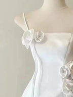 3D Flower Waist Camisole Short Party Dress -Guocali