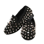 Kids Casual Dress Slipper Loafers - Slip-On Flat Formal Dress Shoes