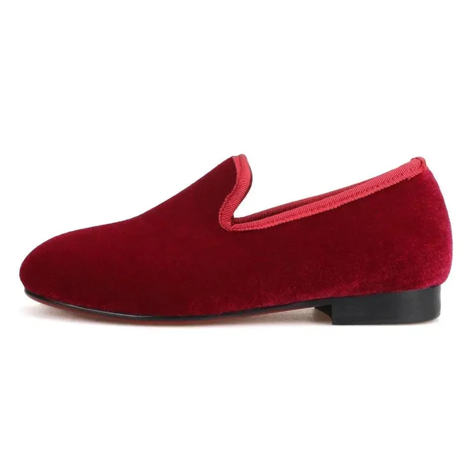 Kids Casual Slipper Dress Loafers - Slip-On Flat Shoes