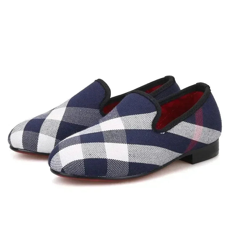 Kids Casual Slipper Loafers - Slip-On Flat Formal Dress Shoes