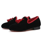 Kids Dress Tassel Loafers - Slip-On Formal Dress Shoes