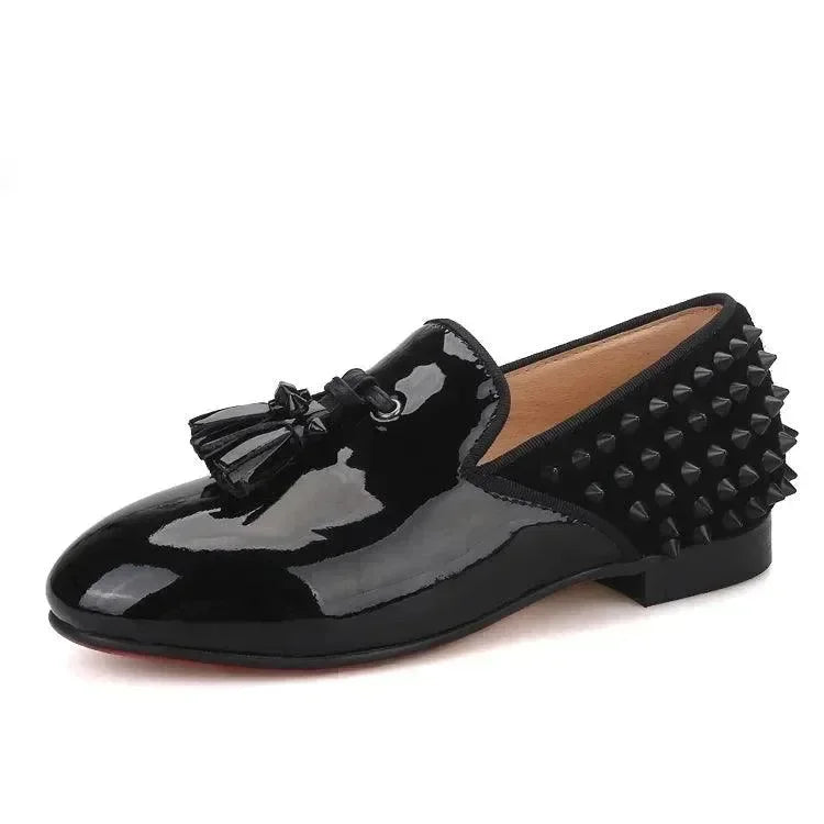 Kids Dress Tassel Loafers - Slip-On Slip-On Shoes