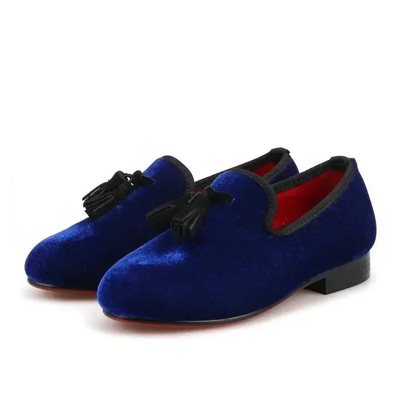 Kids Dress Tassel Loafers - Slip-On Slip-On Shoes