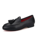 Kids Tassel Dress Loafers - Slip-On Flat Formal Dress Shoes