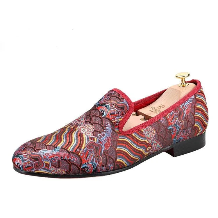 Men Casual Slipper Dress Loafers - Slip-On Flat Shoes