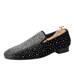 Men Slipper Dress Loafers - Slip-On Formal Dress Shoes - Guocali