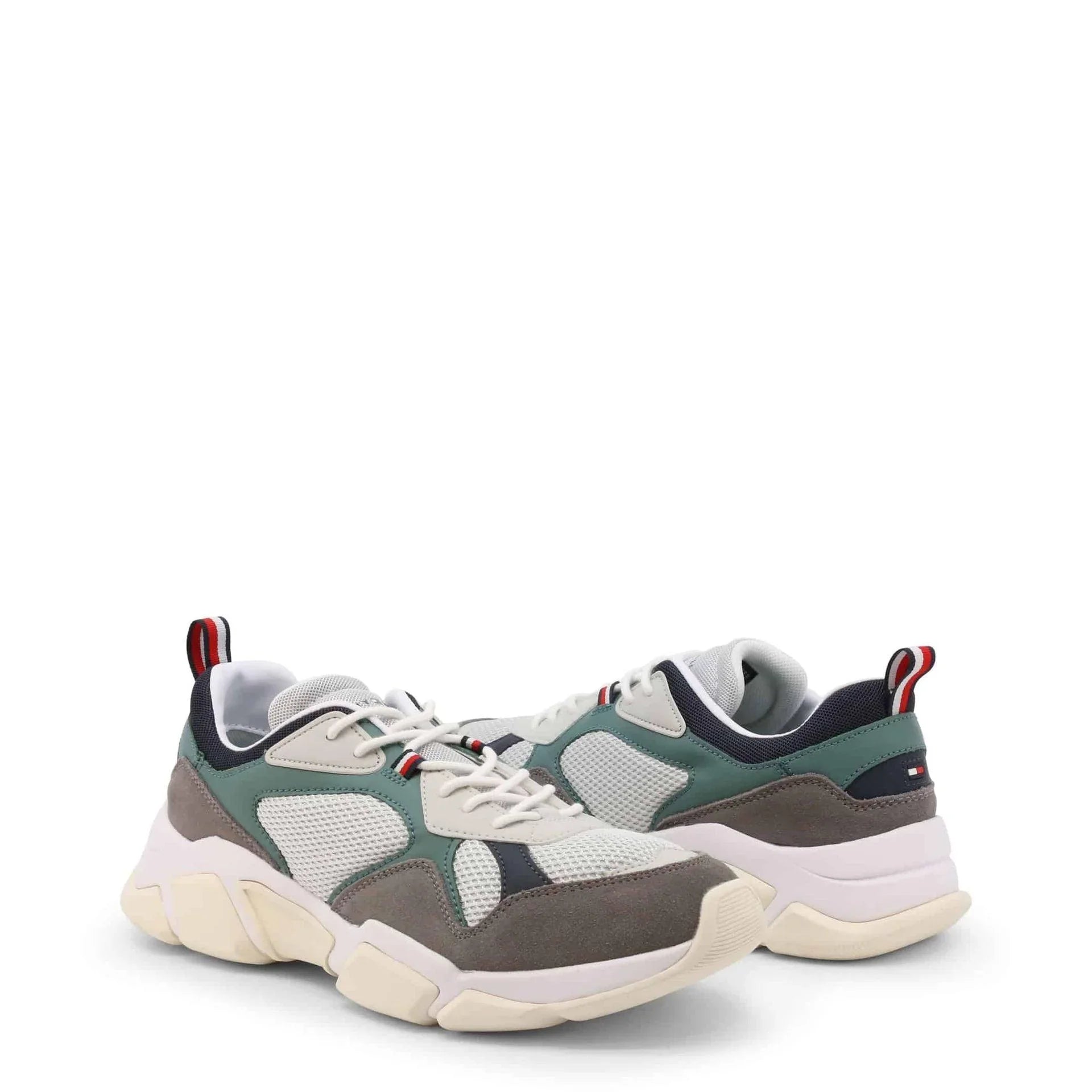 Men Sneakers - Chunky Low-Top Sneakers Shoes