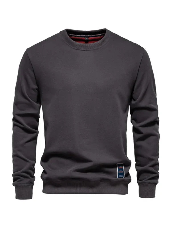 Men's Sweatshirt - Crew-Neck With Relaxed Fit