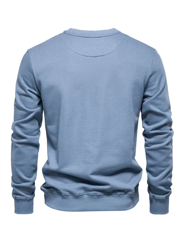 Men's Sweatshirt - Crew-Neck With Relaxed Fit