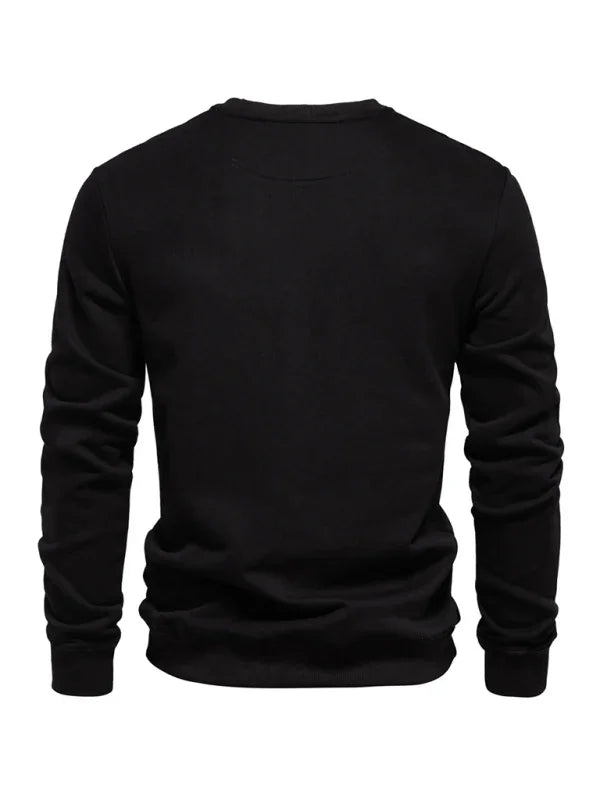 Men's Sweatshirt - Crew-Neck With Relaxed Fit