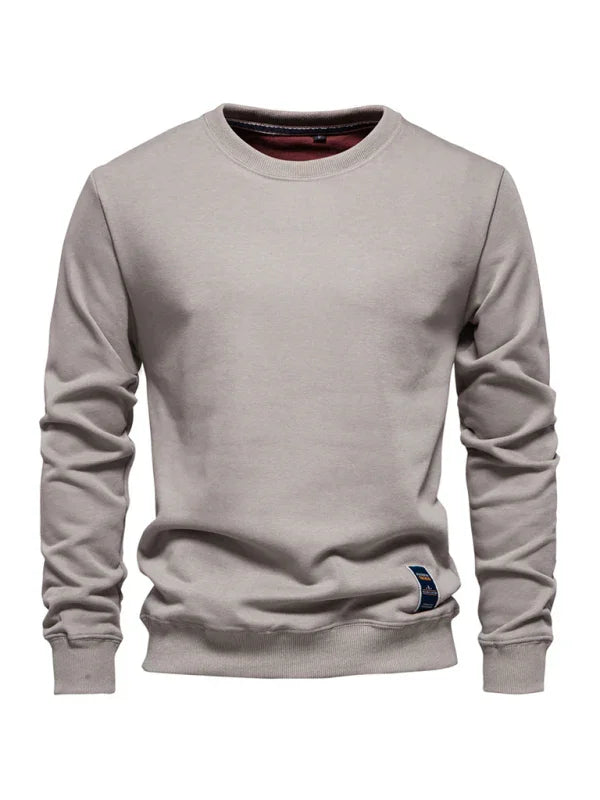Men's Sweatshirt - Crew-Neck With Relaxed Fit