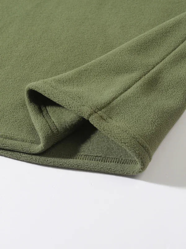 Men's Sweatshirt - Mock-Neck With Regular Fit