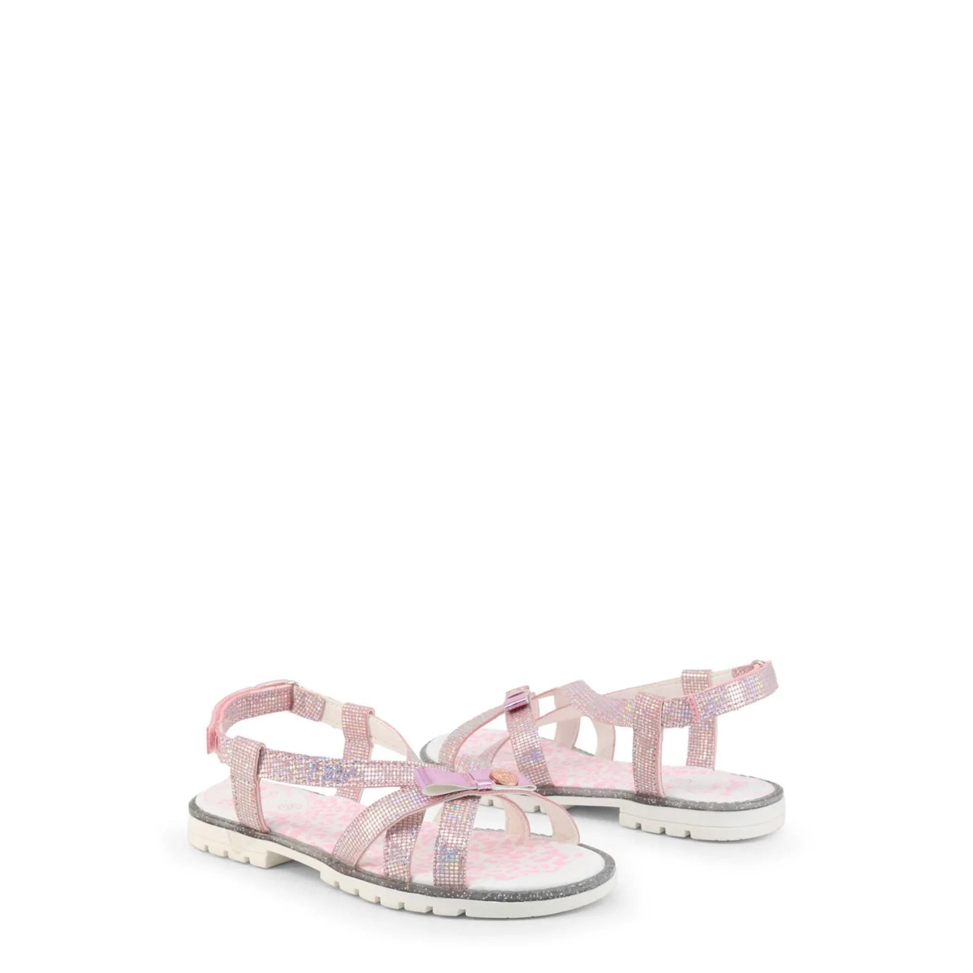 Shone Girls Sparkle Flat Summer Sandals