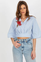 Women Blouse – Breathable – Three-Quarter Sleeve