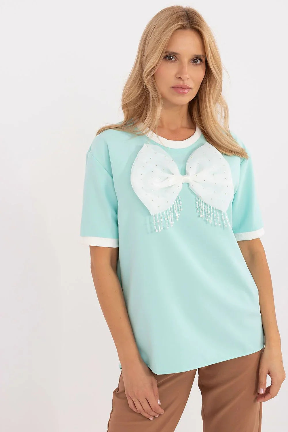 Women Blouse – Stretchable – Short Sleeve