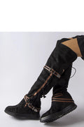 Women Buskin Boots - High Platform Shoes