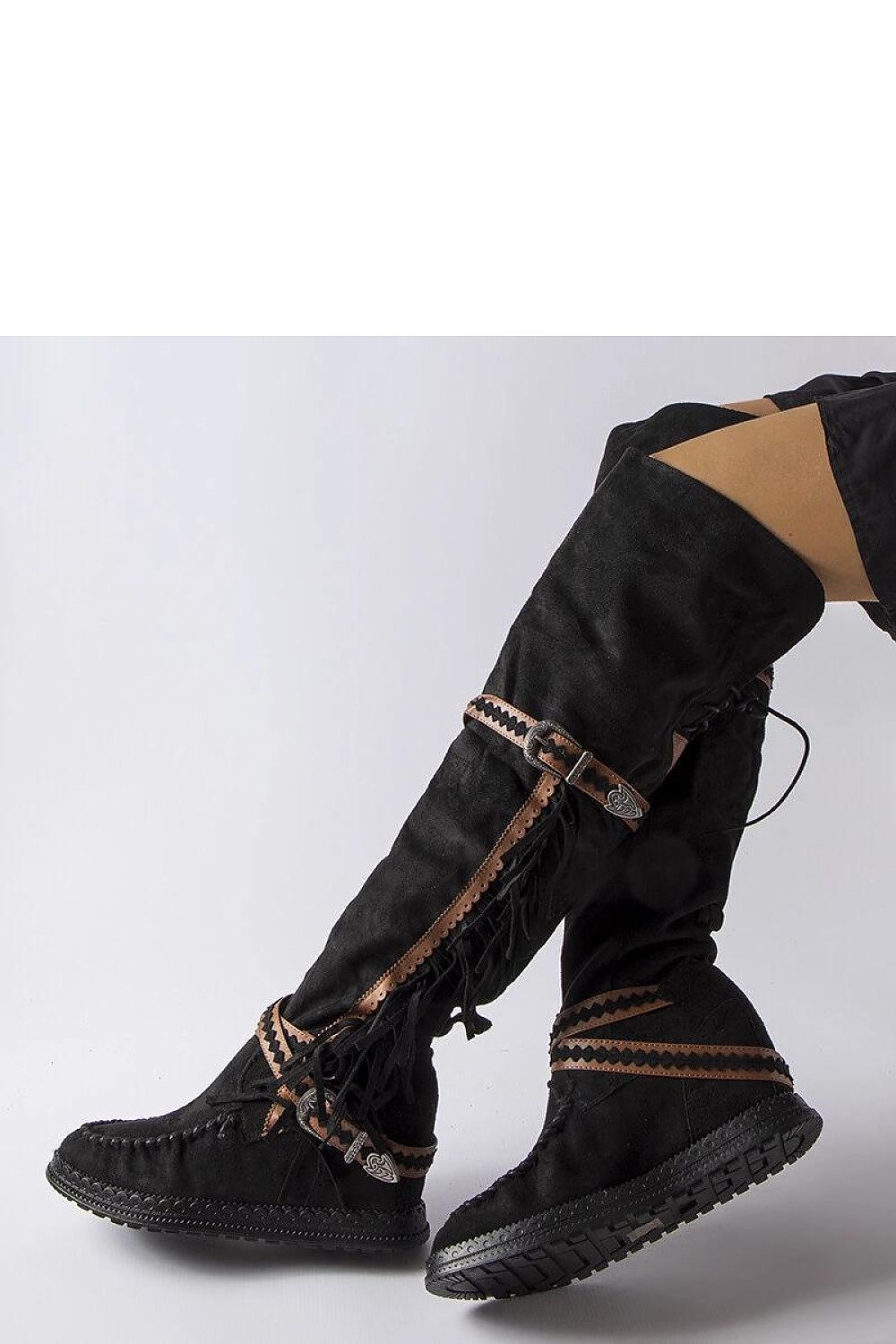 Women Buskin Boots - High Platform Shoes