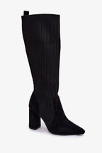 Women Heel Boots - High Block Shoes