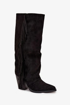Women Heel Boots - High Block Shoes