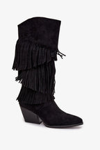Women Heel Boots - High Block Shoes