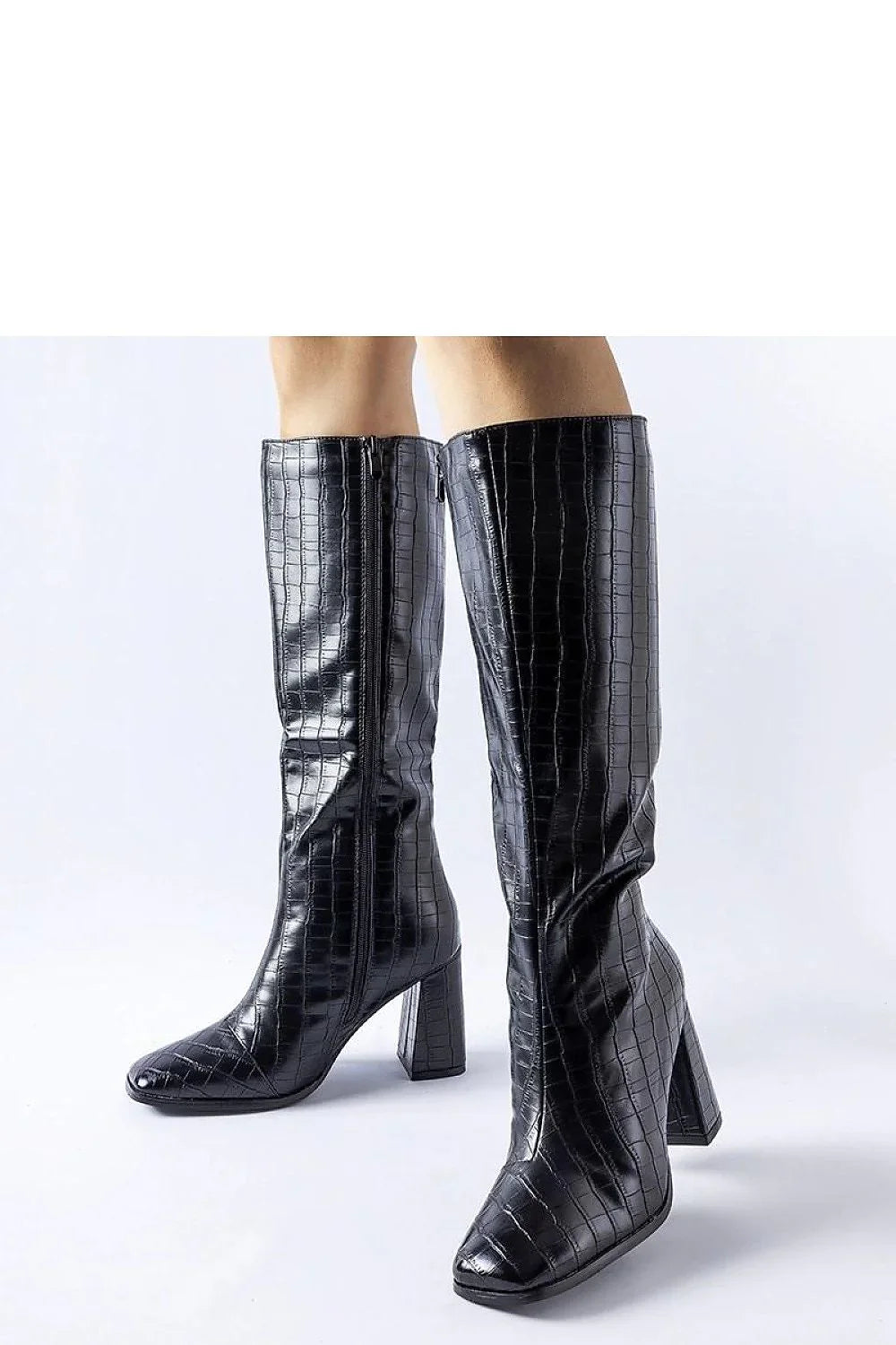 Women Heel Boots - High Block Shoes