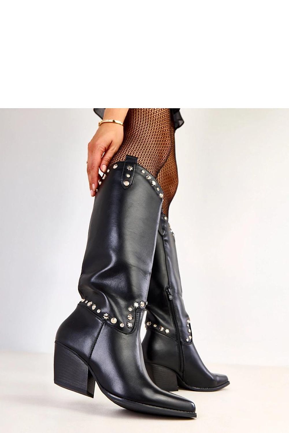 Women Heel Boots - High Block Shoes