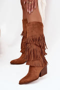 Women Heel Boots - High Block Shoes