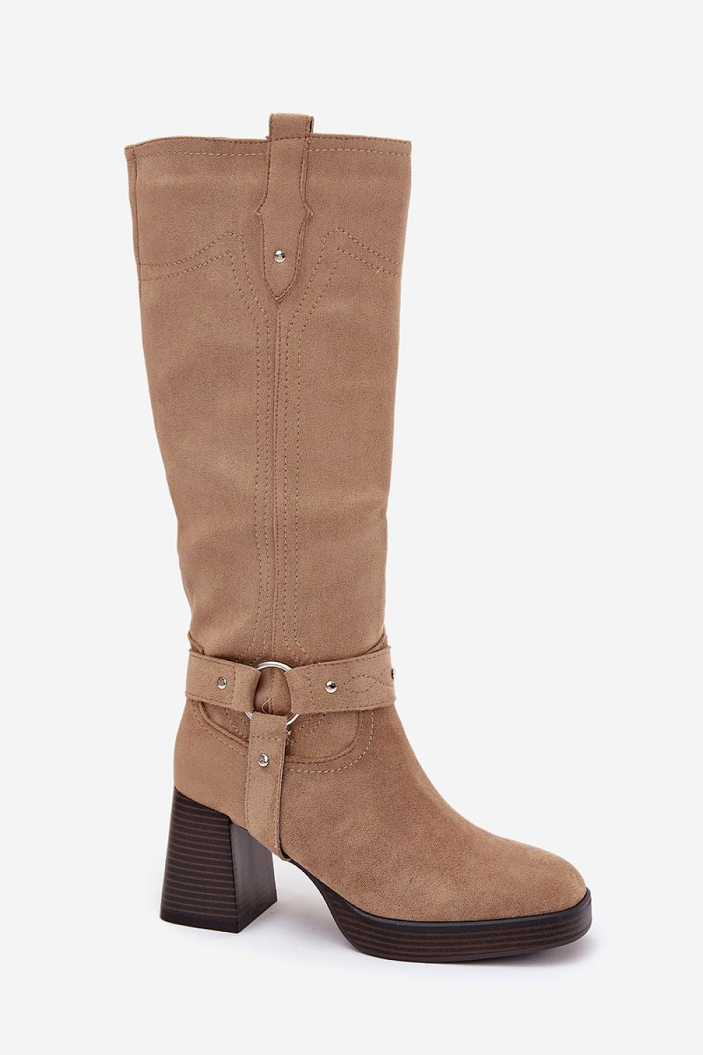 Women Heel Boots - High Block Shoes