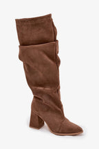 Women Heel Boots - High Block Shoes