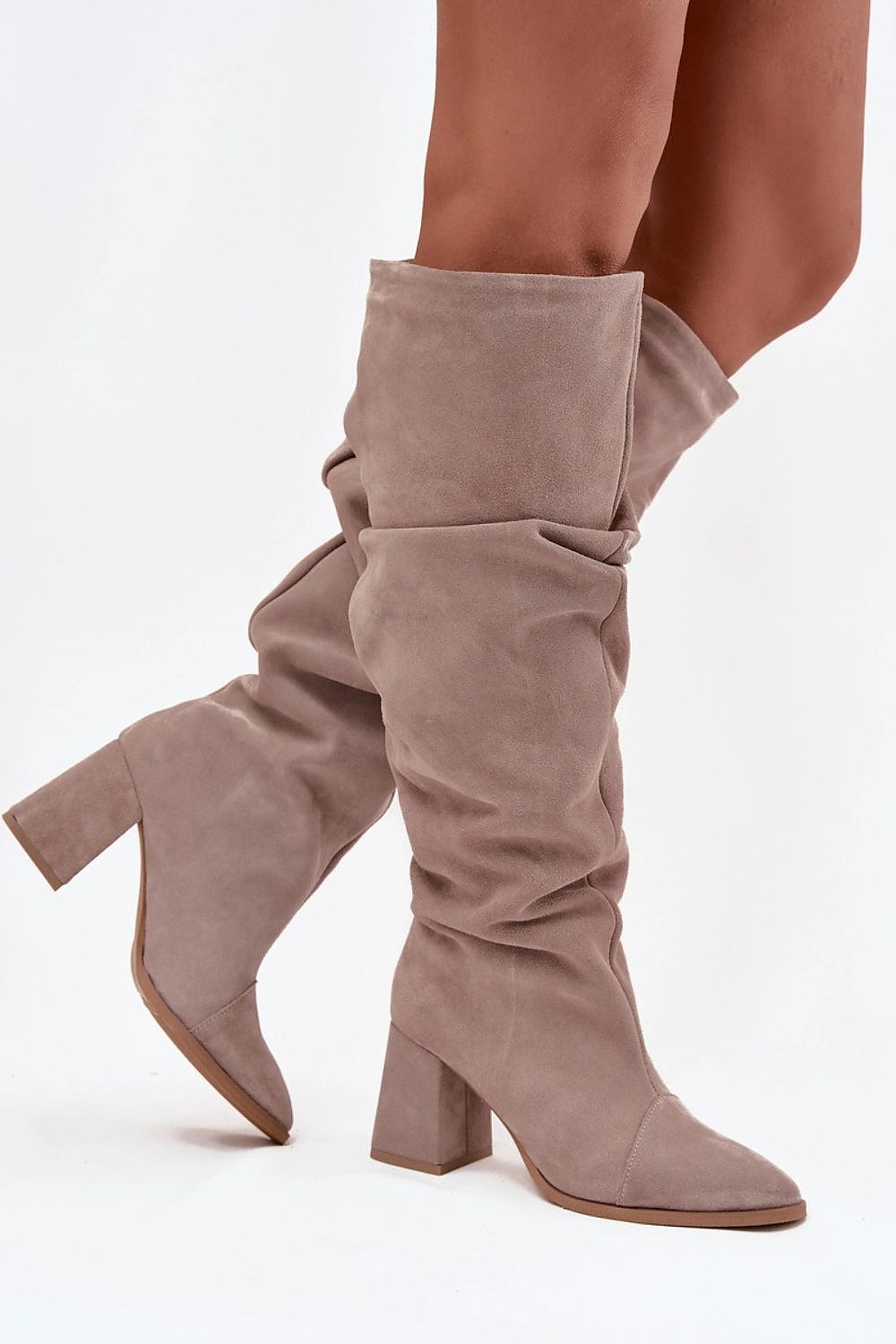 Women Heel Boots - High Block Shoes