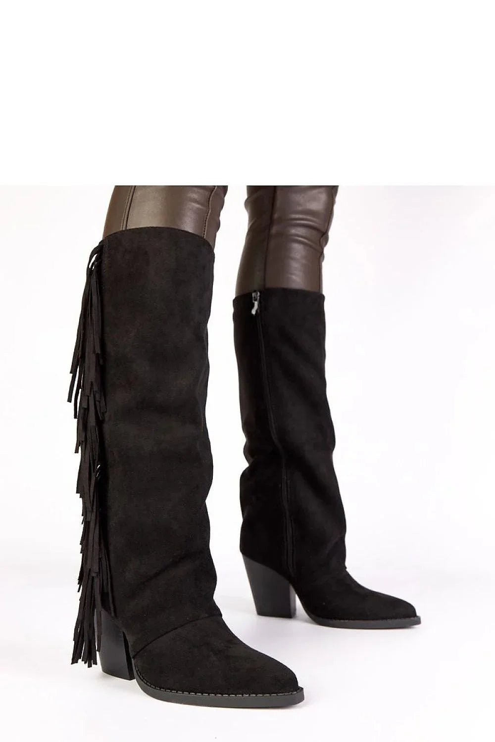Women Heel Boots - High Block Shoes