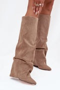 Women Heel Boots - High Block Shoes
