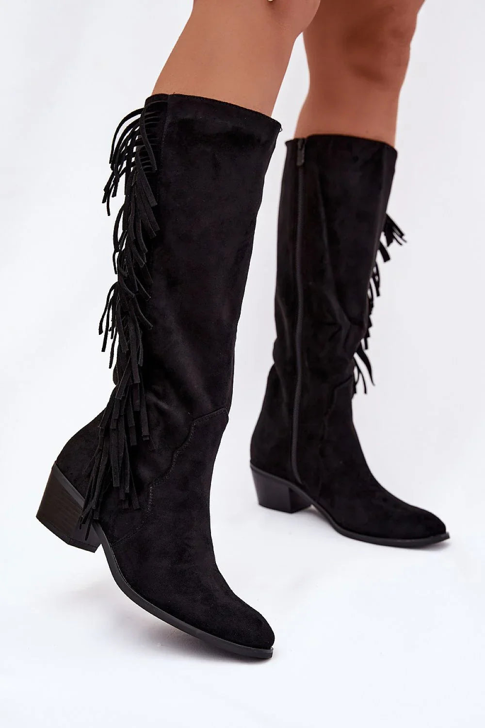 Women Heel Boots - Low Block Shoes