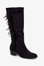 Women Heel Boots - Low Block Shoes