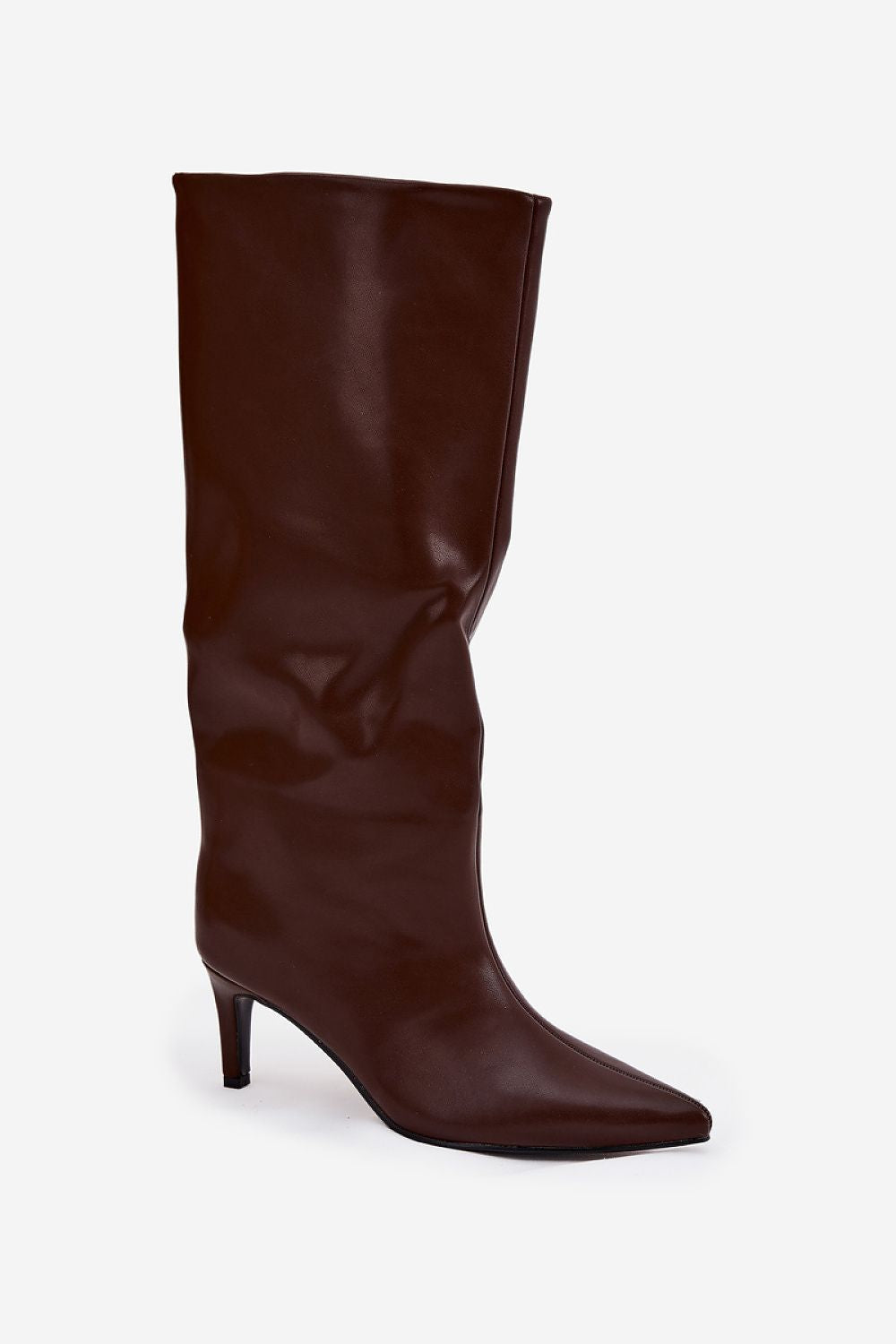 Women Heel Boots - Mid Stiletto Shoes