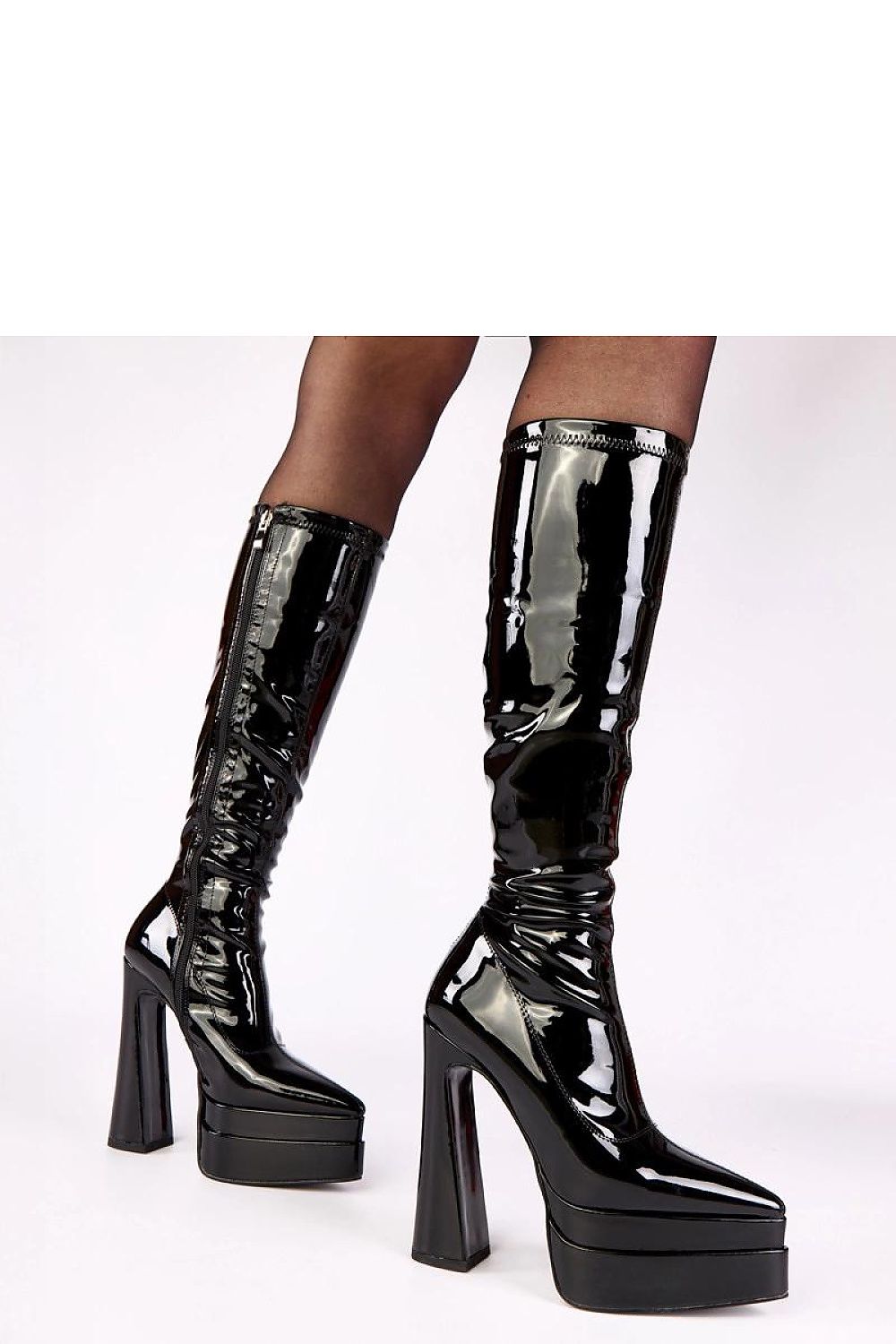 Women Heel Boots - Very High Block Shoes