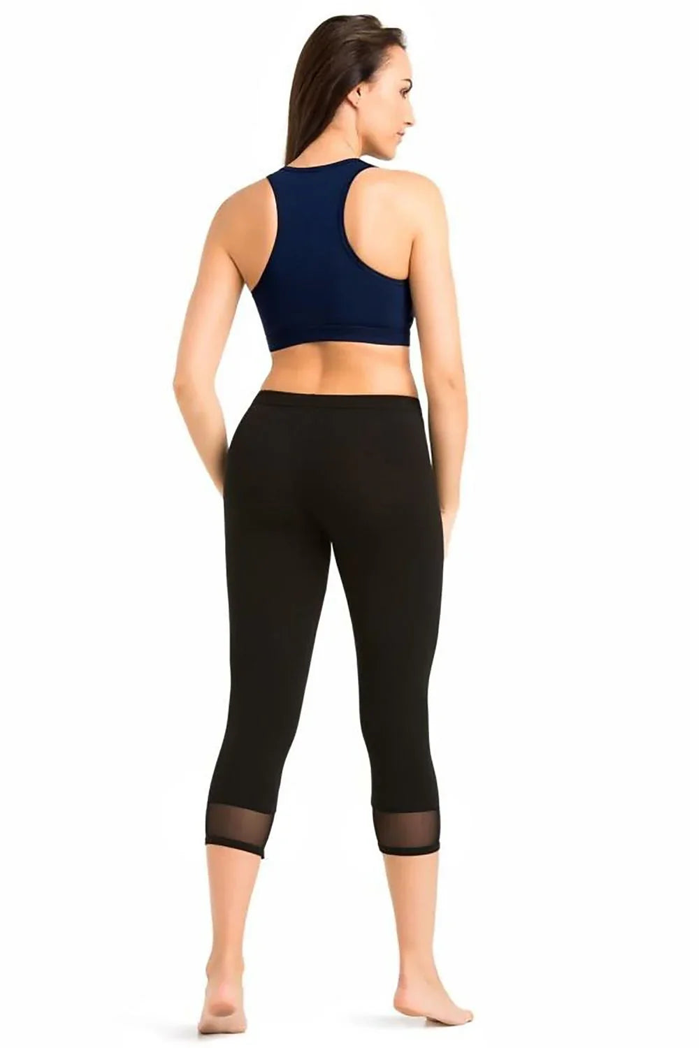 Women High Waist Capri Sport Leggings